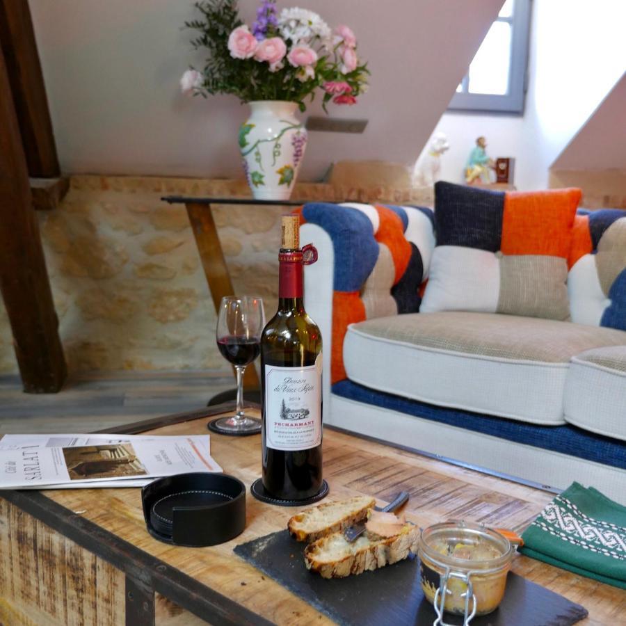 In Sarlat Luxury Rentals, Medieval Center - Loft Stella Matutina -2P-Ascenseur-Climatisation Exterior photo